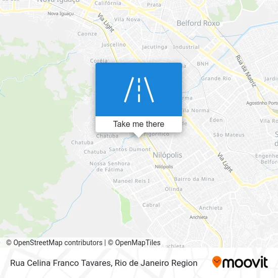 Rua Celina Franco Tavares map