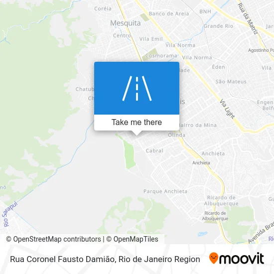 Rua Coronel Fausto Damião map