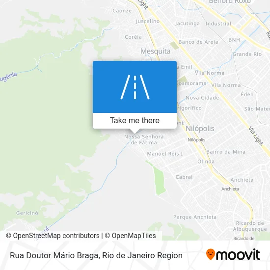 Rua Doutor Mário Braga map