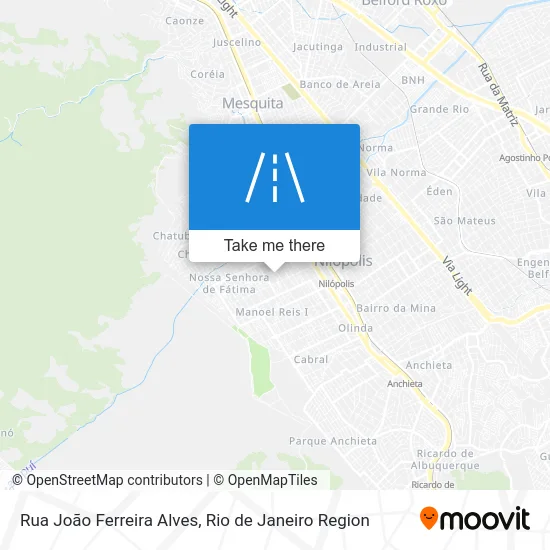 Rua João Ferreira Alves map