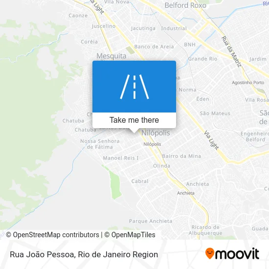 Rua João Pessoa map