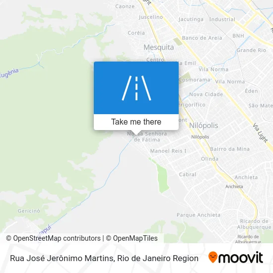Rua José Jerônimo Martins map