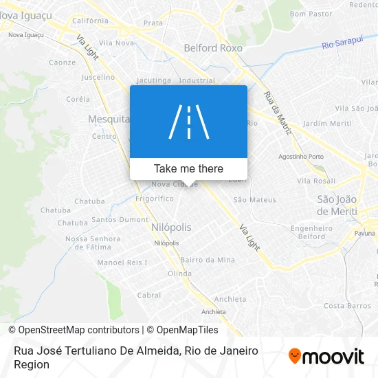 Rua José Tertuliano De Almeida map