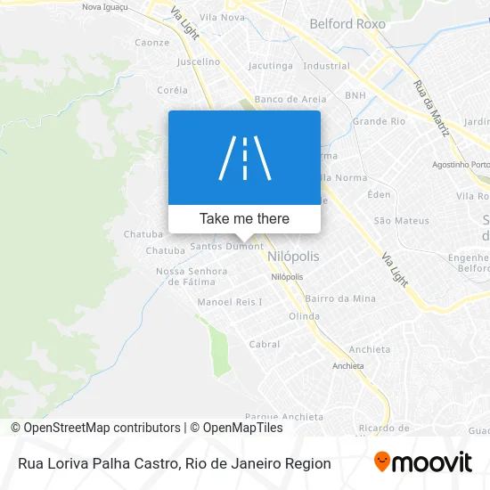 Rua Loriva Palha Castro map