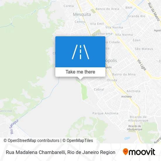 Rua Madalena Chambarelli map