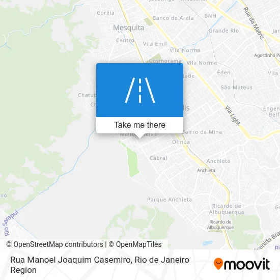 Rua Manoel Joaquim Casemiro map