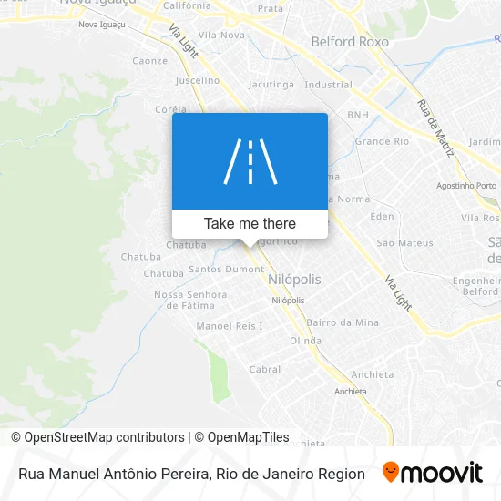 Rua Manuel Antônio Pereira map