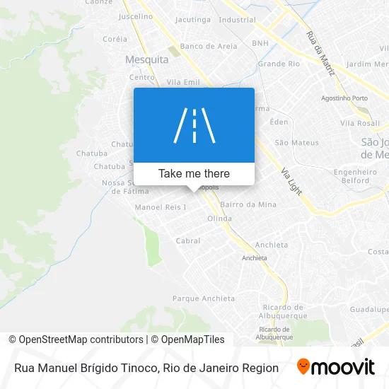 Rua Manuel Brígido Tinoco map