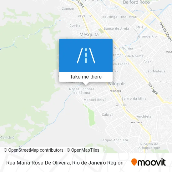 Rua Maria Rosa De Oliveira map