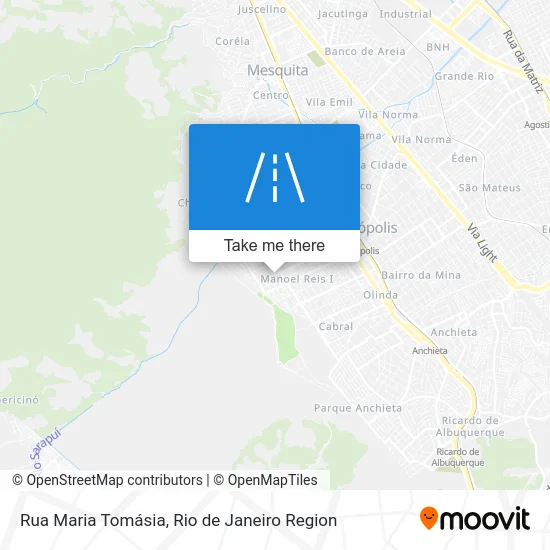 Rua Maria Tomásia map