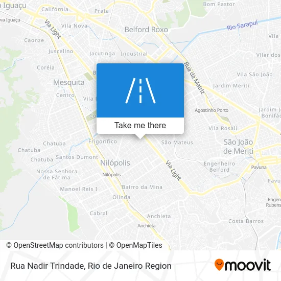 Rua Nadir Trindade map
