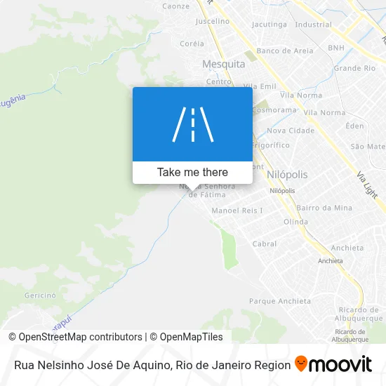 Rua Nelsinho José De Aquino map