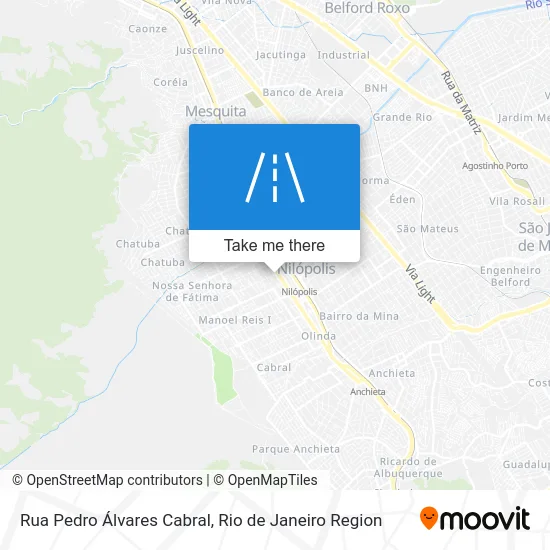 Rua Pedro Álvares Cabral map