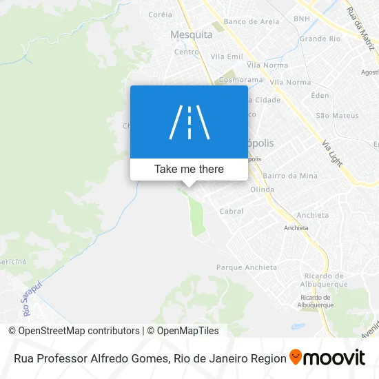 Rua Professor Alfredo Gomes map