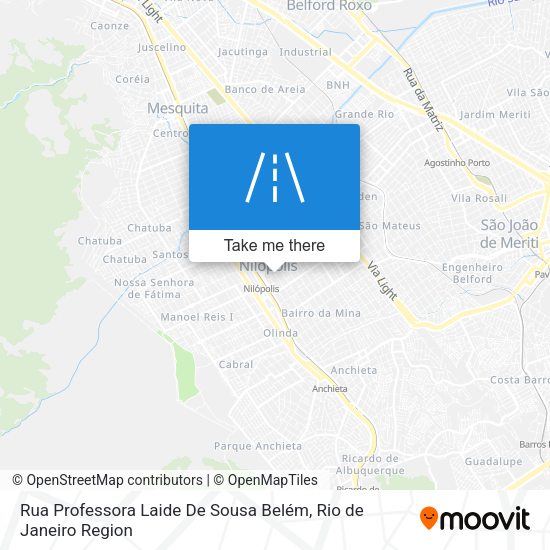 Rua Professora Laide De Sousa Belém map