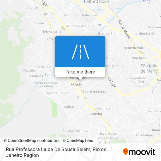 Rua Professora Laide De Sousa Belém map
