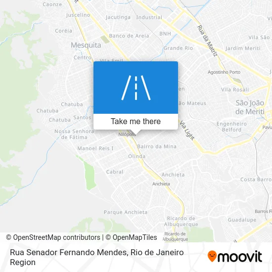 Rua Senador Fernando Mendes map