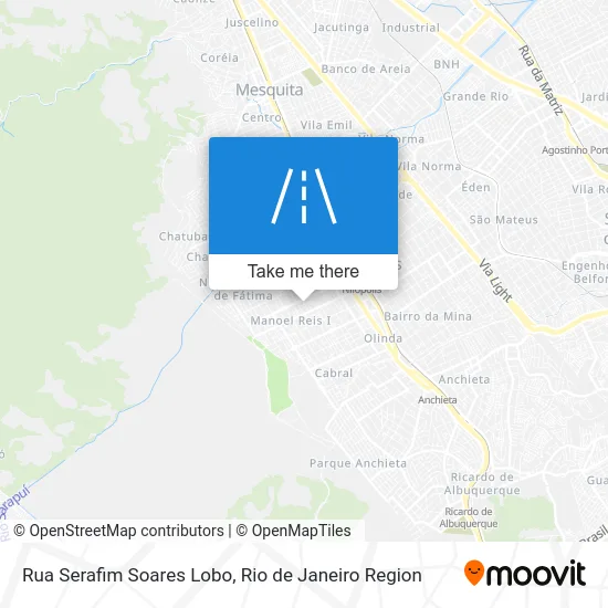 Rua Serafim Soares Lobo map