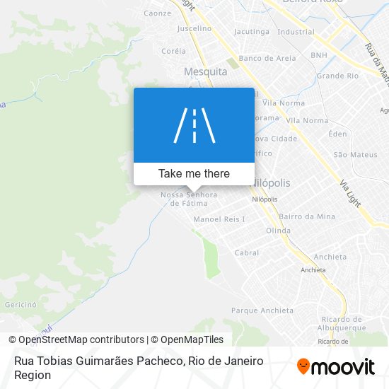 Rua Tobias Guimarães Pacheco map