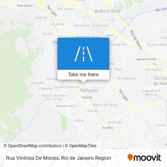 Rua Vinícius De Morais map