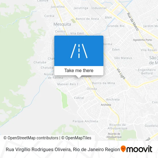 Rua Virgílio Rodrigues Oliveira map