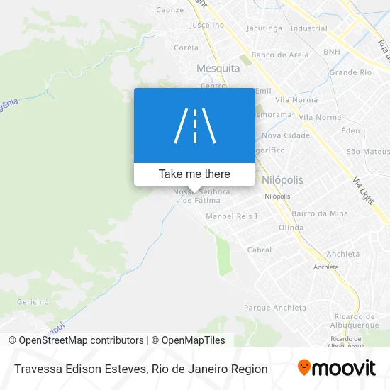 Travessa Edison Esteves map