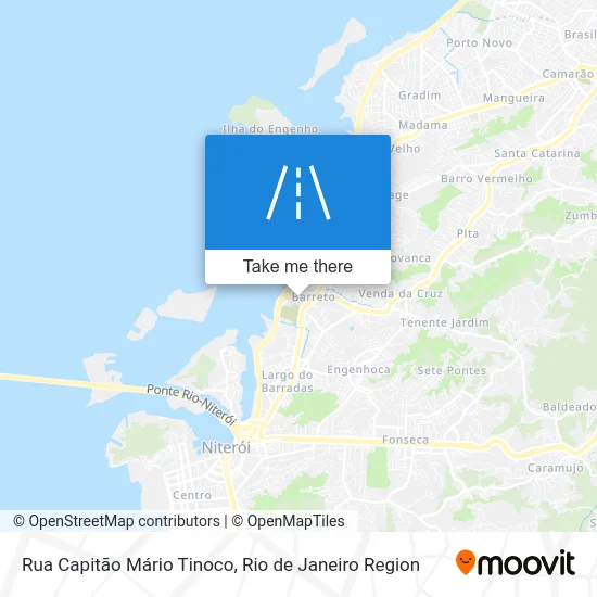 Rua Capitão Mário Tinoco map
