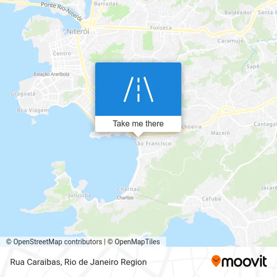 Rua Caraibas map