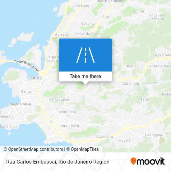 Rua Carlos Embassai map