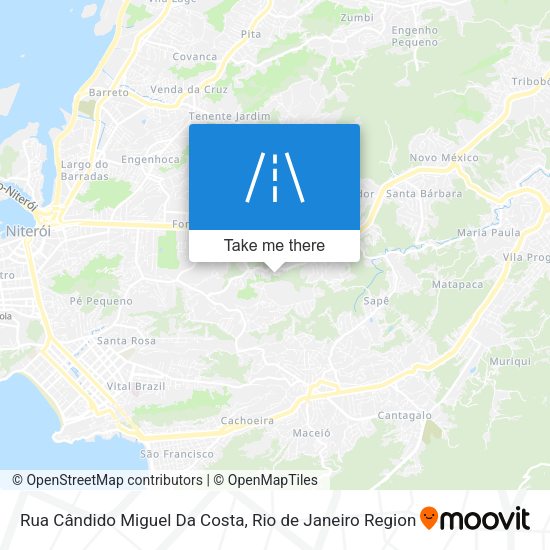 Rua Cândido Miguel Da Costa map