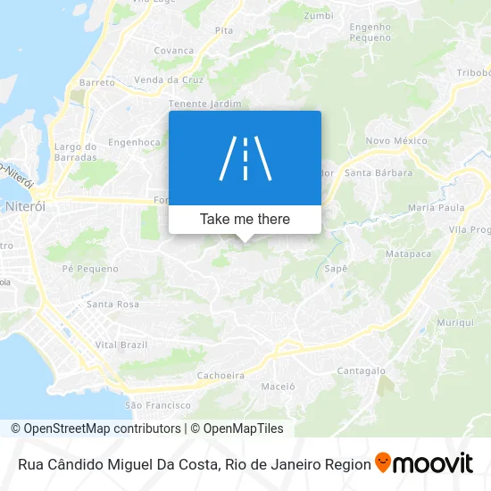 Rua Cândido Miguel Da Costa map