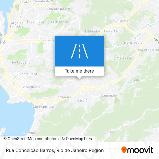 Rua Conceicao Barros map