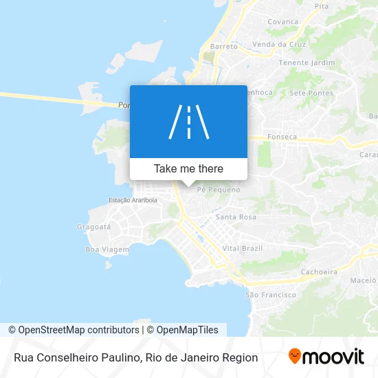 Rua Conselheiro Paulino map