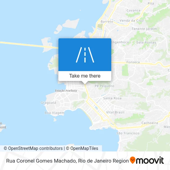 Rua Coronel Gomes Machado map