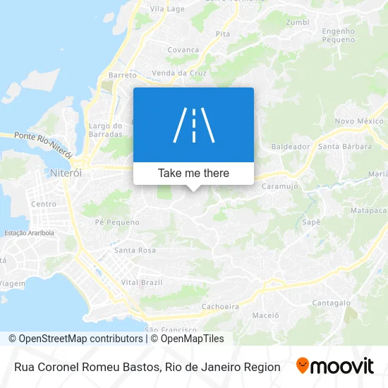 Rua Coronel Romeu Bastos map