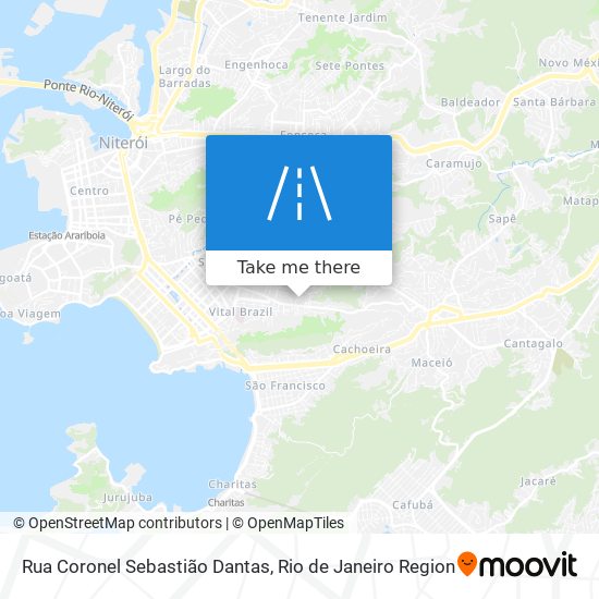 Mapa Rua Coronel Sebastião Dantas