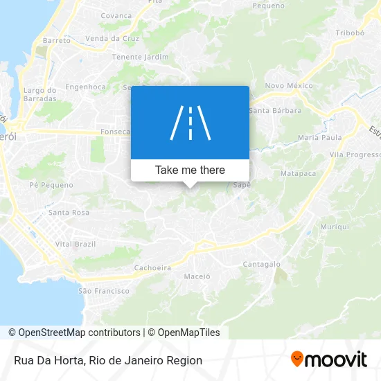 Rua Da Horta map