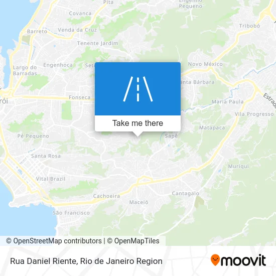 Rua Daniel Riente map