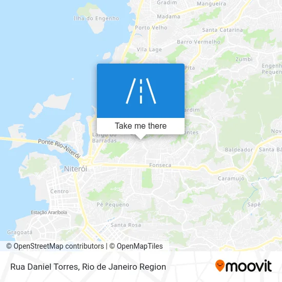 Rua Daniel Torres map