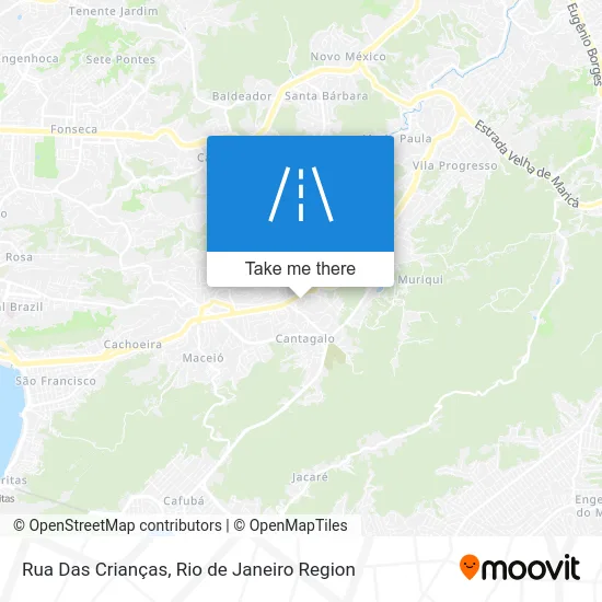 Rua Das Crianças map