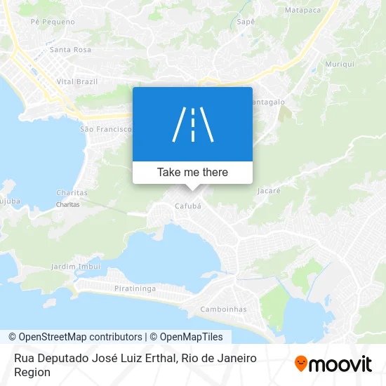 Rua Deputado José Luiz Erthal map