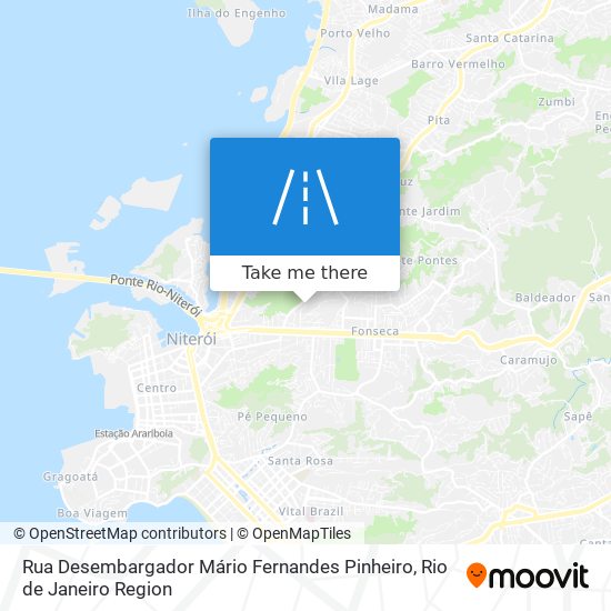 Mapa Rua Desembargador Mário Fernandes Pinheiro