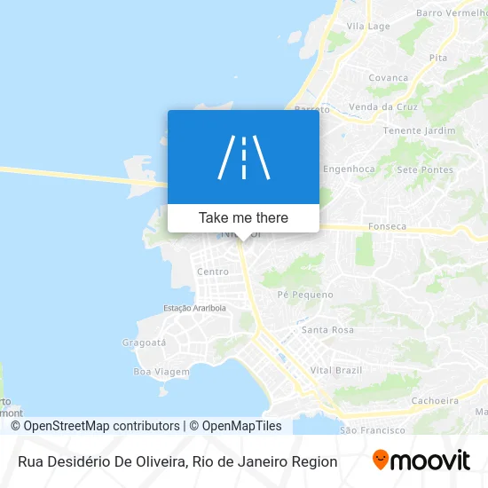 Rua Desidério De Oliveira map