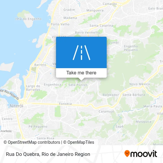 Rua Do Quebra map