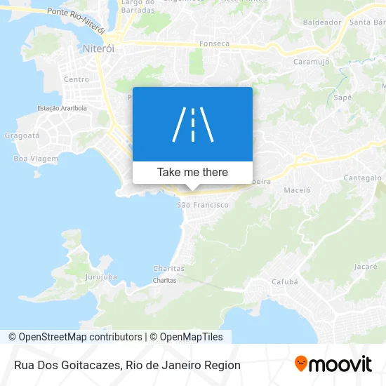 Rua Dos Goitacazes map