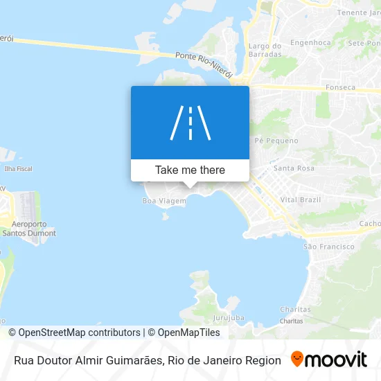Rua Doutor Almir Guimarães map