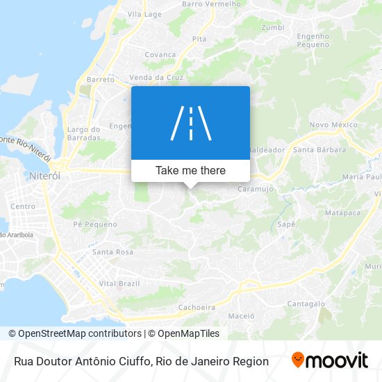 Rua Doutor Antônio Ciuffo map