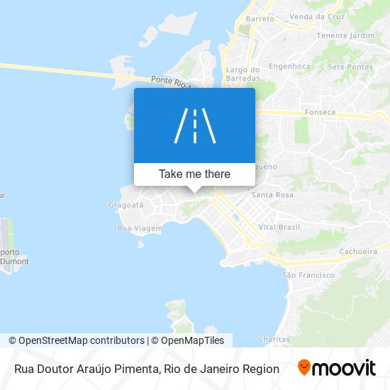 Mapa Rua Doutor Araújo Pimenta