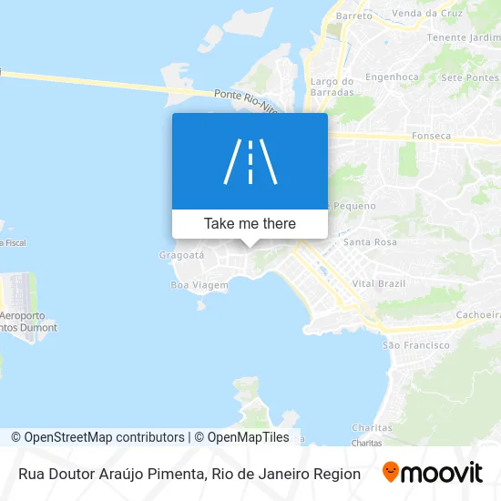 Rua Doutor Araújo Pimenta map