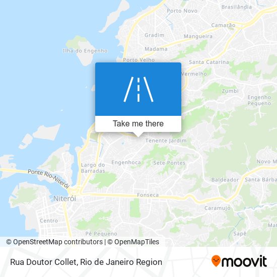 Mapa Rua Doutor Collet